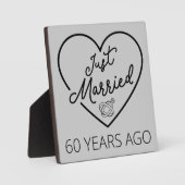 Sinds 60 Jaar Getrouwd III Fotoplaat (Voorkant)