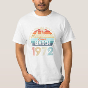 Sinds maart 1972 t-shirt