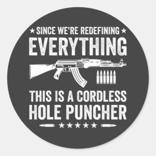 Sinds we de 'All Hole Puncher' opnieuw definiëren Ronde Sticker
