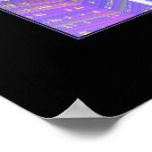 Sine City (blauw) Poster (Hoek)