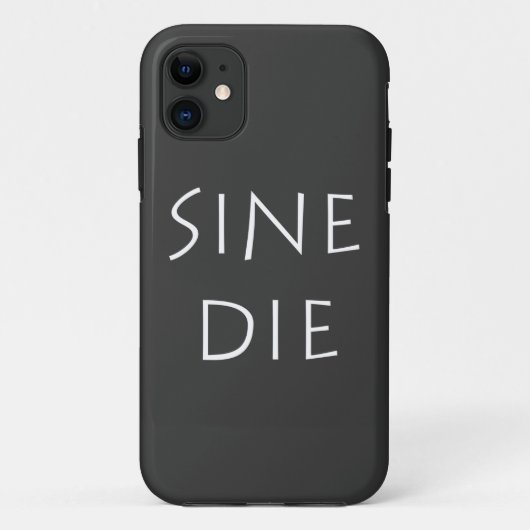 Sine die Case-Mate iPhone case (Achterkant)
