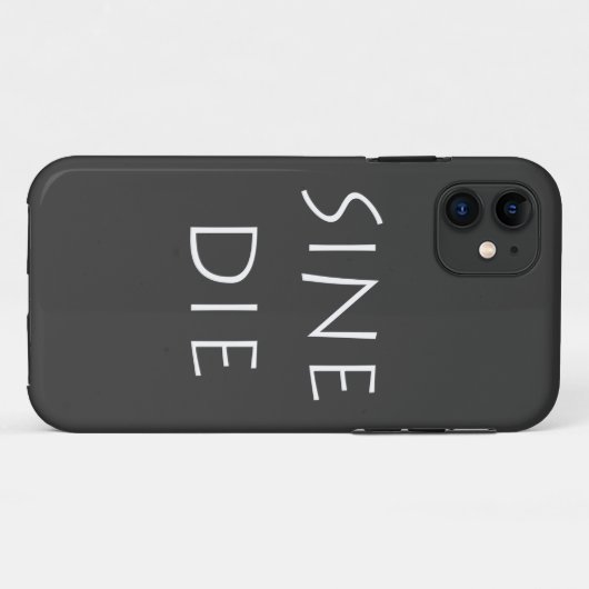 Sine die Case-Mate iPhone case (Achterkant (horizontaal))