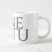 Sine Metu - zonder angst Extra Grote Beker (Rechts)