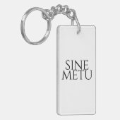 Sine Metu - zonder angst Sleutelhanger (Voorkant Links)