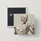 Sinestro Alternate Vierkante Button 5,1 Cm (Voorkant /achterkant)