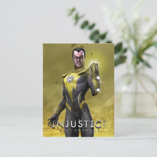 Sinestro Briefkaart (Staand voorkant)