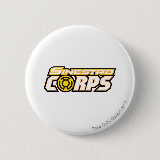 Sinestro Corps Ronde Button 5,7 Cm (Voorkant)