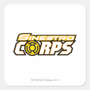 Sinestro Corps Vierkante Sticker