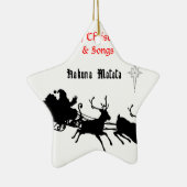 Sing Along Christmas beroemd gemaakt door Carols & Keramisch Ornament (Rechts)