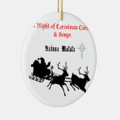 Sing Along Christmas beroemd gemaakt door Carols & Keramisch Ornament (Rechts)