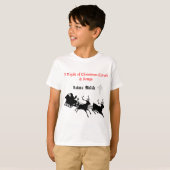 Sing Along Christmas beroemd gemaakt door Carols & T-shirt (Voorkant volledig)