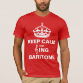 Sing Baritone T-shirt (Voorkant)