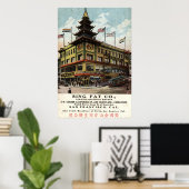 Sing Fat Chinatown San Francisco 1915  Poster (Thuiskantoor)