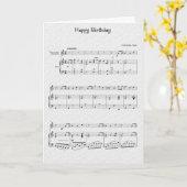 Sing Happy Birthday Card Kaart (Gele Bloem)