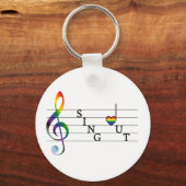 Sing Out Pride Sleutelhanger (Voorkant)