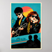 Sing Street Inspired Retro Movie Poster (Devant)