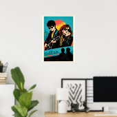Sing Street Inspired Retro Movie Poster (Bureau à domicile)
