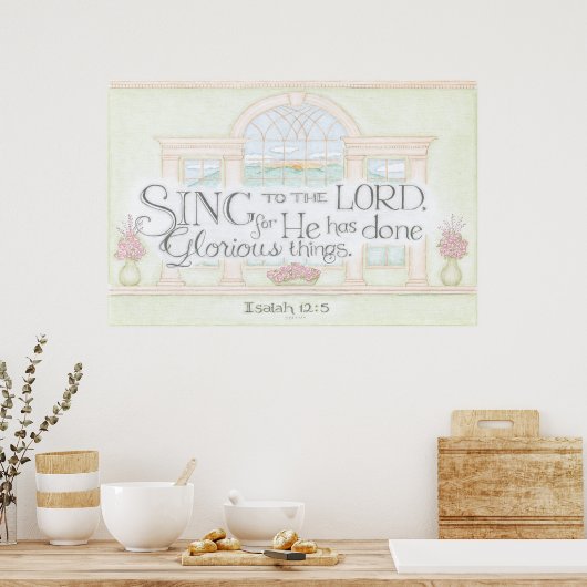 Sing to the Lord Poster (Cuisine)