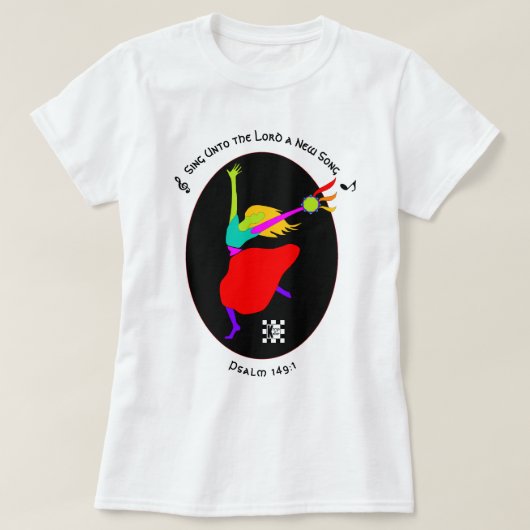 Sing Unto The Lord t shirt (Design voorkant)