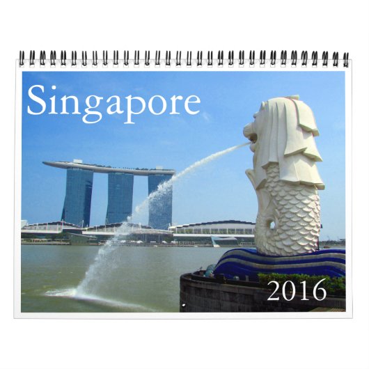 singapore 2016 kalender (Hoes)