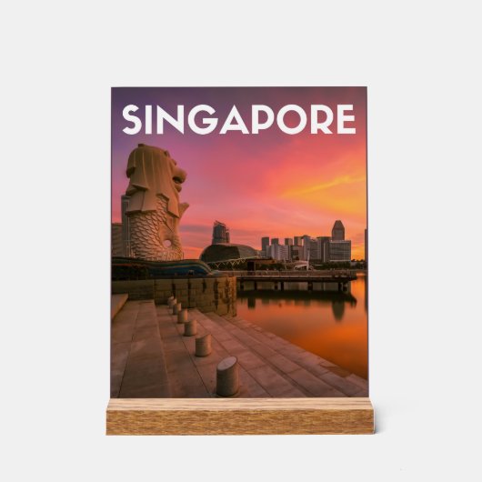 Singapore Acryl Bord (Voorkant)