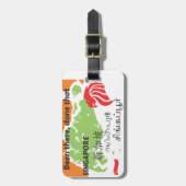 Singapore Bagagelabel (Voorkant verticaal)