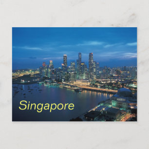 Singapore briefkaart