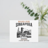 Singapore Briefkaart (Staand voorkant)