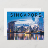 Singapore Briefkaart (Voorkant / Achterkant)