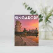 Singapore Briefkaart (Staand voorkant)