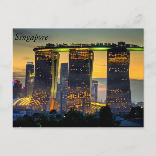 Singapore Briefkaart (Voorkant)