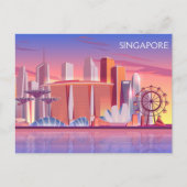 Singapore Briefkaart (Voorkant)