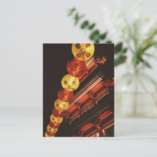 Singapore Chinatown Briefkaart (Staand voorkant)