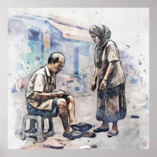 Singapore Cobbler - Grote Archiefdruk Poster