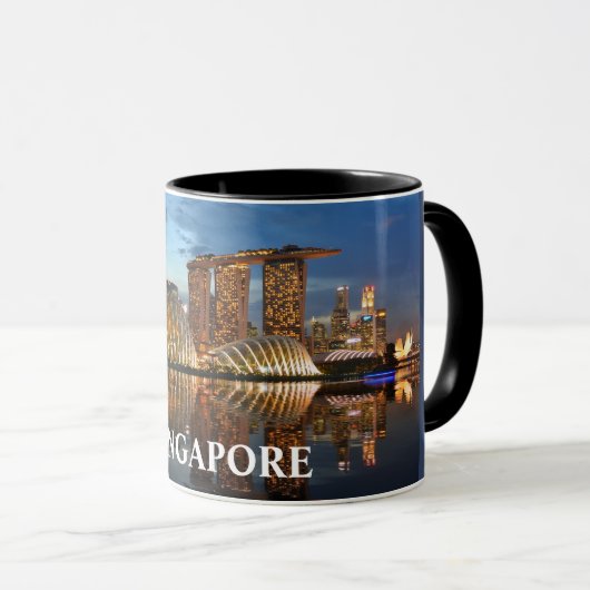Singapore Custom Panorama Cup Mok (Voorkant rechts)