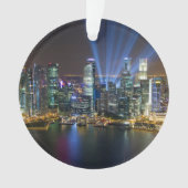Singapore Downtown Lightshow Ornament (voorkant)