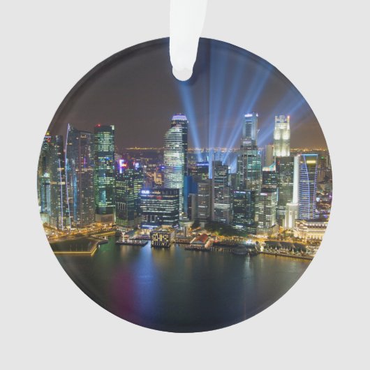 Singapore Downtown Lightshow Ornament (voorkant)