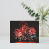 Singapore Fireworks Festival 1 Briefkaart (Staand voorkant)