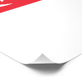 Singapore Flag Foto Afdruk (Hoek)