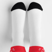 Singapore Flag Fun Singapore National Pride Sokken (Top)