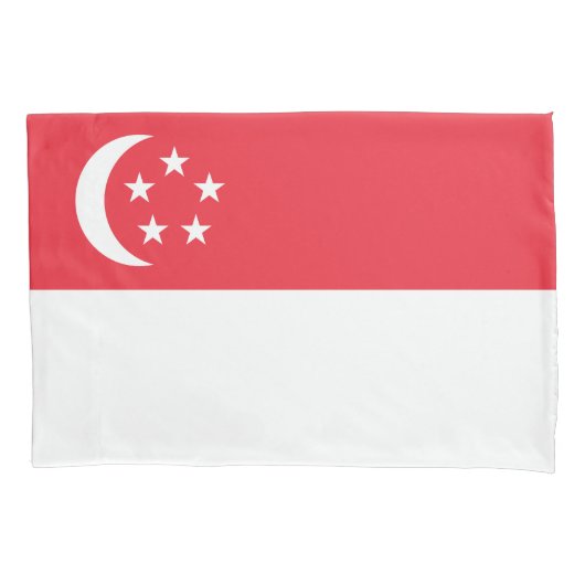 Singapore Flag Kussensloop (Voorkant)