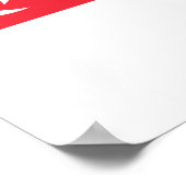 Singapore Flag Poster (Hoek)