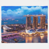 Singapore Fleece Blanket (Voorkant (Horizontaal))