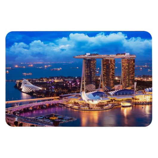 Singapore flexibele magneet (Horizontaal)