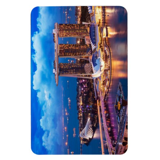 Singapore flexibele magneet (Verticaal)