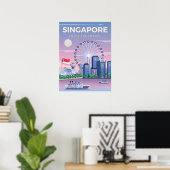 Singapore geniet van de reis poster (Thuiskantoor)
