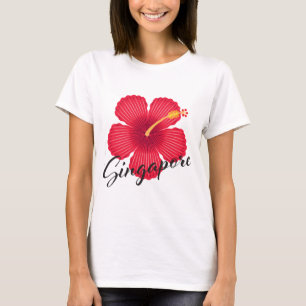 SINGAPORE HIBISCUS T-Shirt (lichte stoffen) v.2
