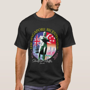 Singapore honderdjarig Collectie v2 - Donkere verb T-shirt
