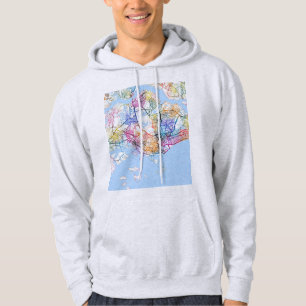 Singapore Kaart Hoodie