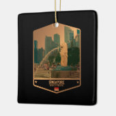 Singapore Keramisch Ornament (Links)